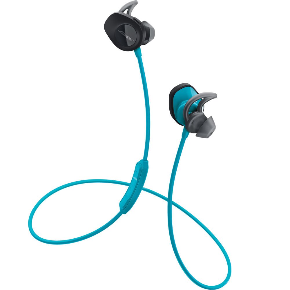 Bose SoundSport Wireless In-Ear Headphones (Aqua)-Seller Refurbished