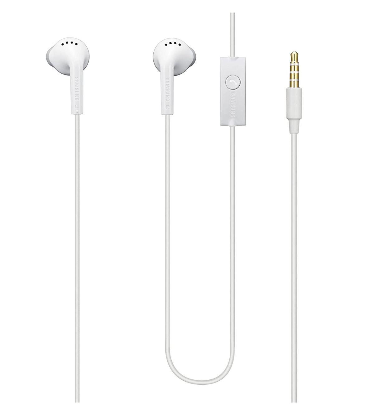 Samsung Handsfree Headphones Earphones Earbud with Mic EHS61ASFWE White