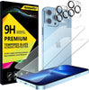 Tempered Glass Screen And Camera Lens Protector For iPhone 13 Pro Max 2pack