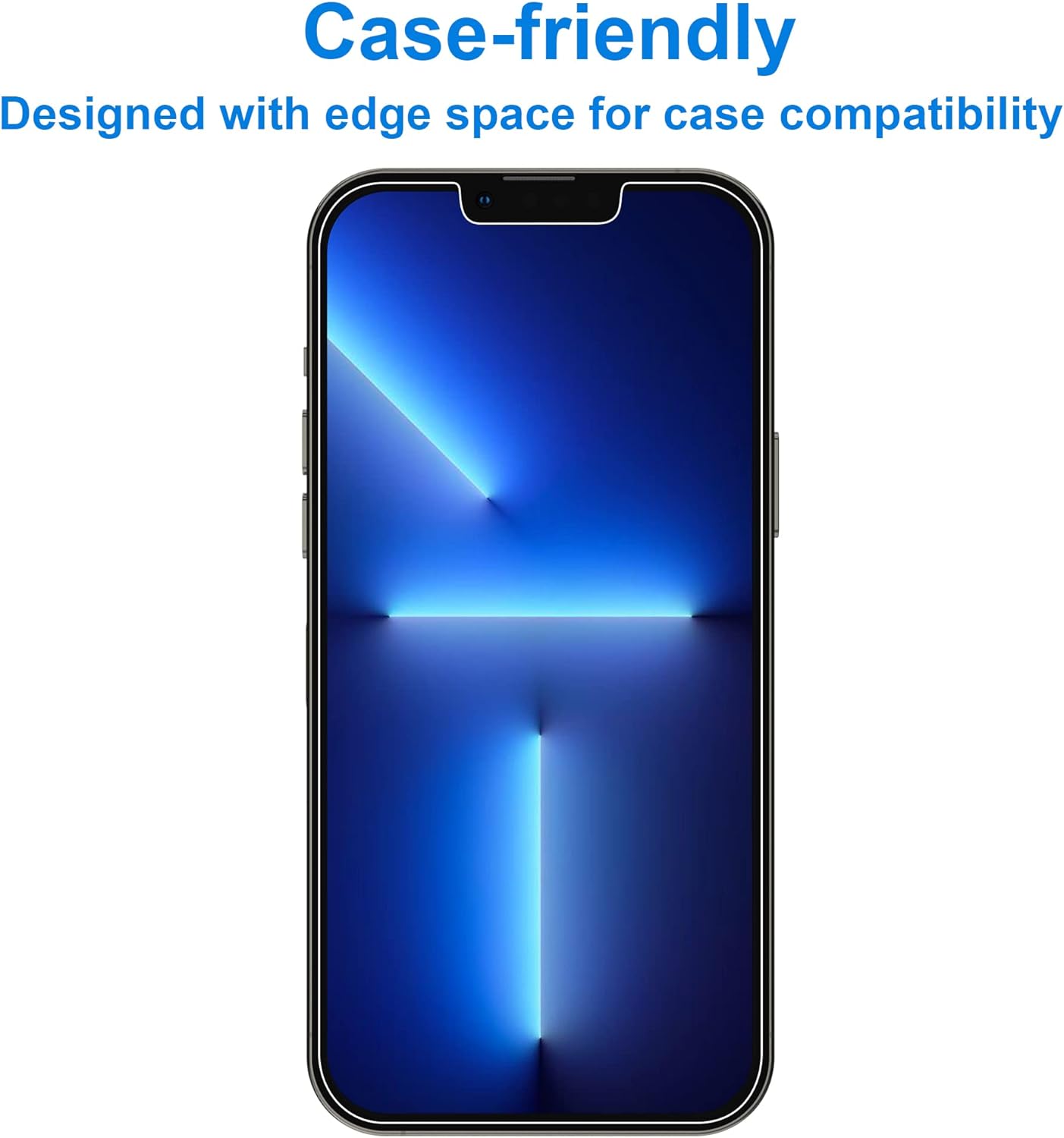 Tempered Glass Screen And Camera Lens Protector For iPhone 13 Pro Max 2pack