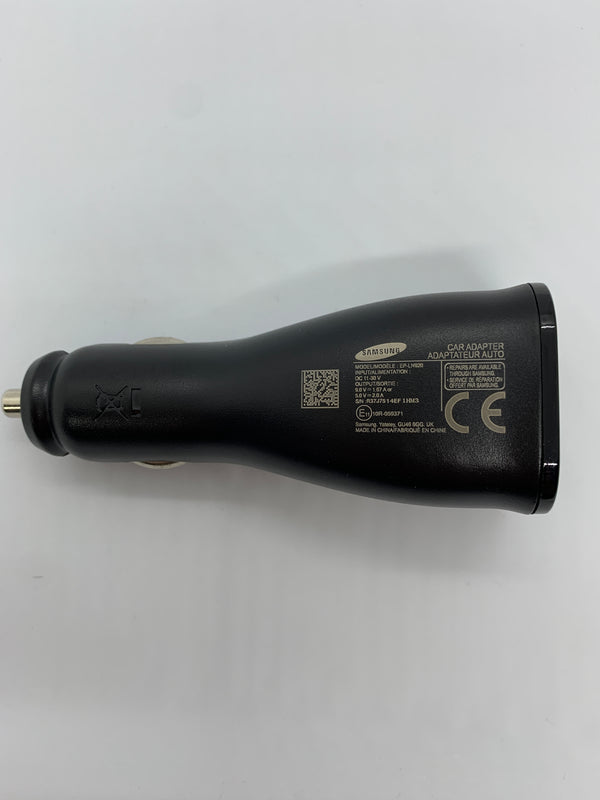 Genuine Samsung Dual Port Adaptive Fast Car Charger EP-LN920 With USB-C Cable