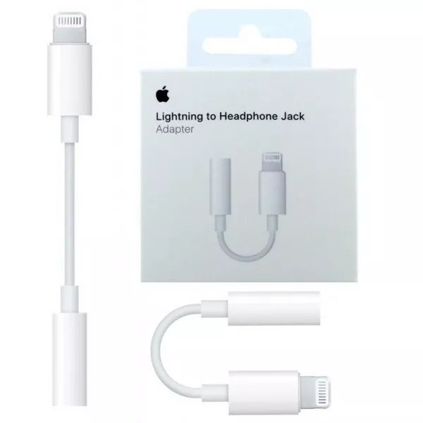 Official Apple Lightning to 3.5mm Stereo Adapter White