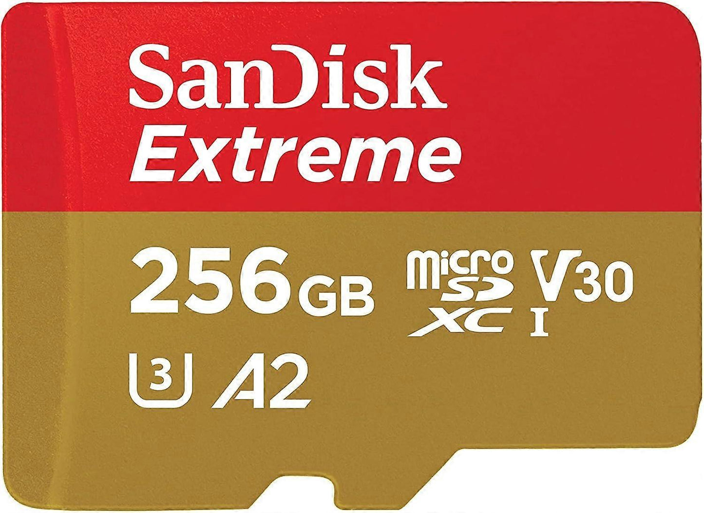 SanDisk Extreme 256GB MicroSDXC Memory Card + SD Adapter – 190MB/s