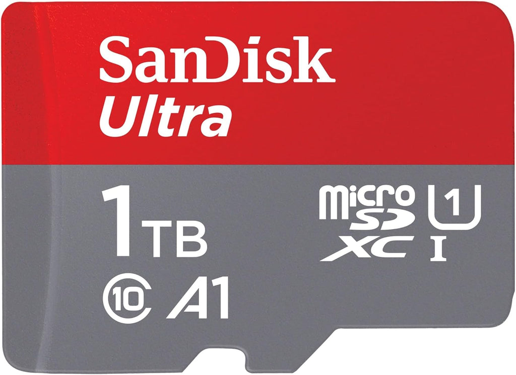 SanDisk Ultra 1TB MicroSDXC memory card with SD adapter