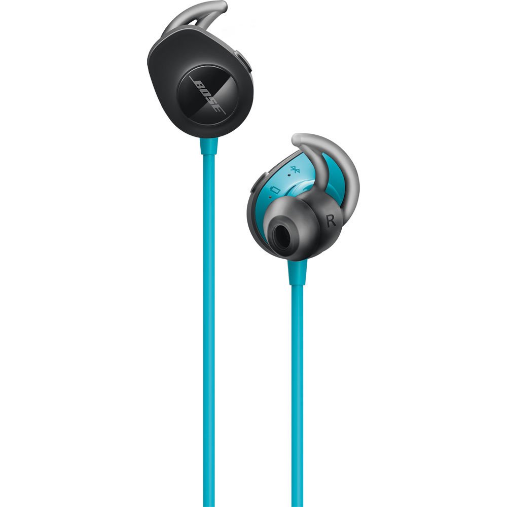 Bose SoundSport Wireless In-Ear Headphones (Aqua)-(Refurbished 
