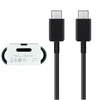 Official Samsung USB Type C To USB Type C 1m Data Cable Black EP-DG977BBE