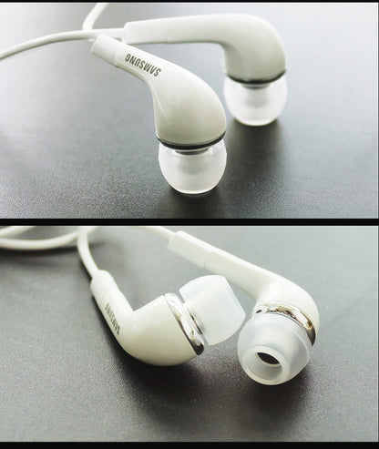Genuine Samsung Handsfree Headphones Earphones Earbud Black with Mic-EHS64AVFWE
