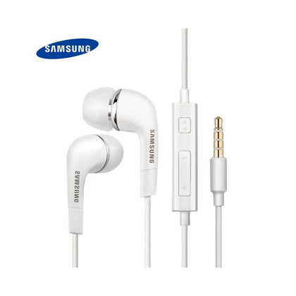 Genuine Samsung Handsfree Headphones Earphones Earbud Black with Mic-EHS64AVFWE
